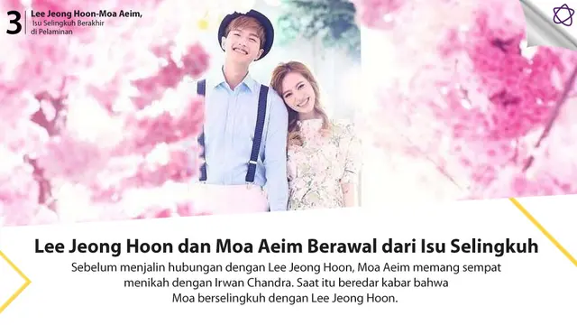 [Bintang] Infografis Lee Jeong Hoon dan Moa Aeim