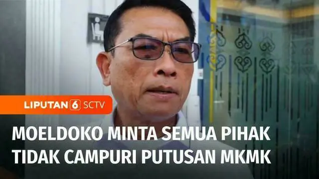 Kepala Staf Kepresidenan, Moeldoko, berharap masyarakat tetap tenang jelang putusan Majelis Kehormatan Mahkamah Konstitusi, soal dugaan pelanggaran etik Ketua MK, Anwar Usman dan hakim konstitusi. Moeldoko juga minta semua pihak tidak mencampuri putu...