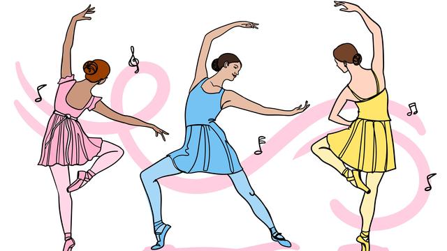 Ilustrasi senam ritmik