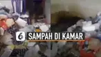 Kamar dibuka paksa saat ditinggal penghuni, pemilik kost dikejutkan tumpukan sampah.