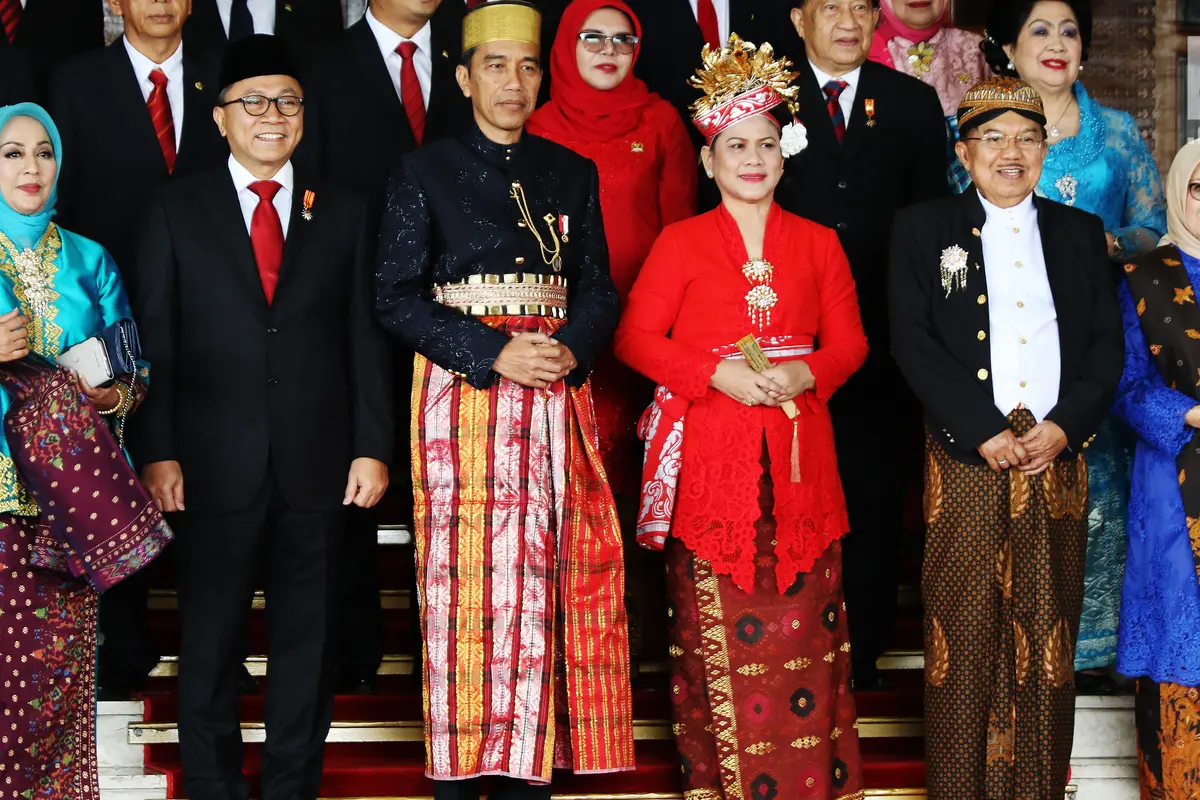 Jokowi dan JK Tiba di Gedung DPR