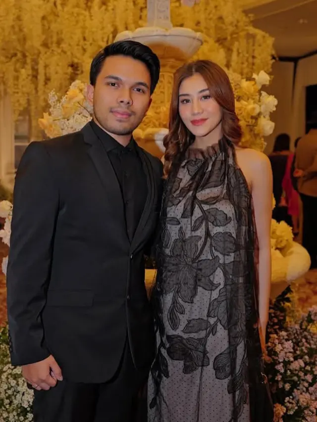 Aaliyah Massaid saat Kondangan Vior dan Vincent. [@aaliyah.massaid]