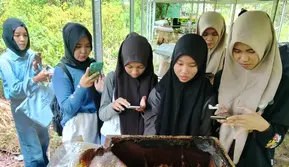 Sambut Hari Lebah Sedunia, Pelajar Diajak Lihat Budidaya Madu Kelulut di Desa Tuwung Kalteng