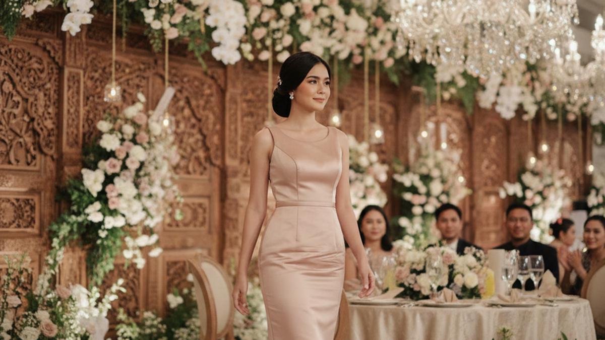 9 Model Baju Bridesmaid Polos yang Elegan, Minim Detail tapi Tetap Classy