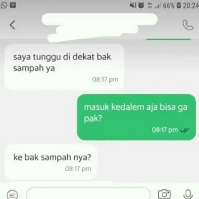 6 Chat Ojol Beri Informasi Sampai di Titik Jemput Ini Maknanya Bikin Bingung