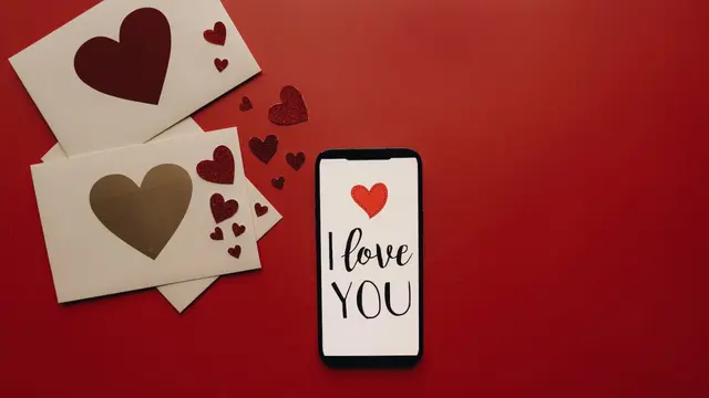 Ilustrasi cinta, kata-kata, ucapan, puisi
