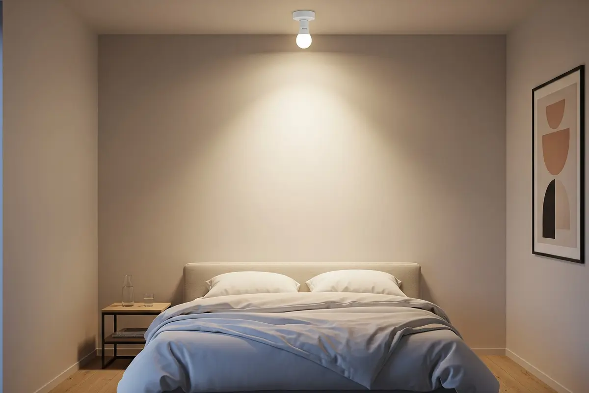 Ilustrasi Lampu LED Terang Hemat Listrik untuk Rumah Minimalis/Gemini AI