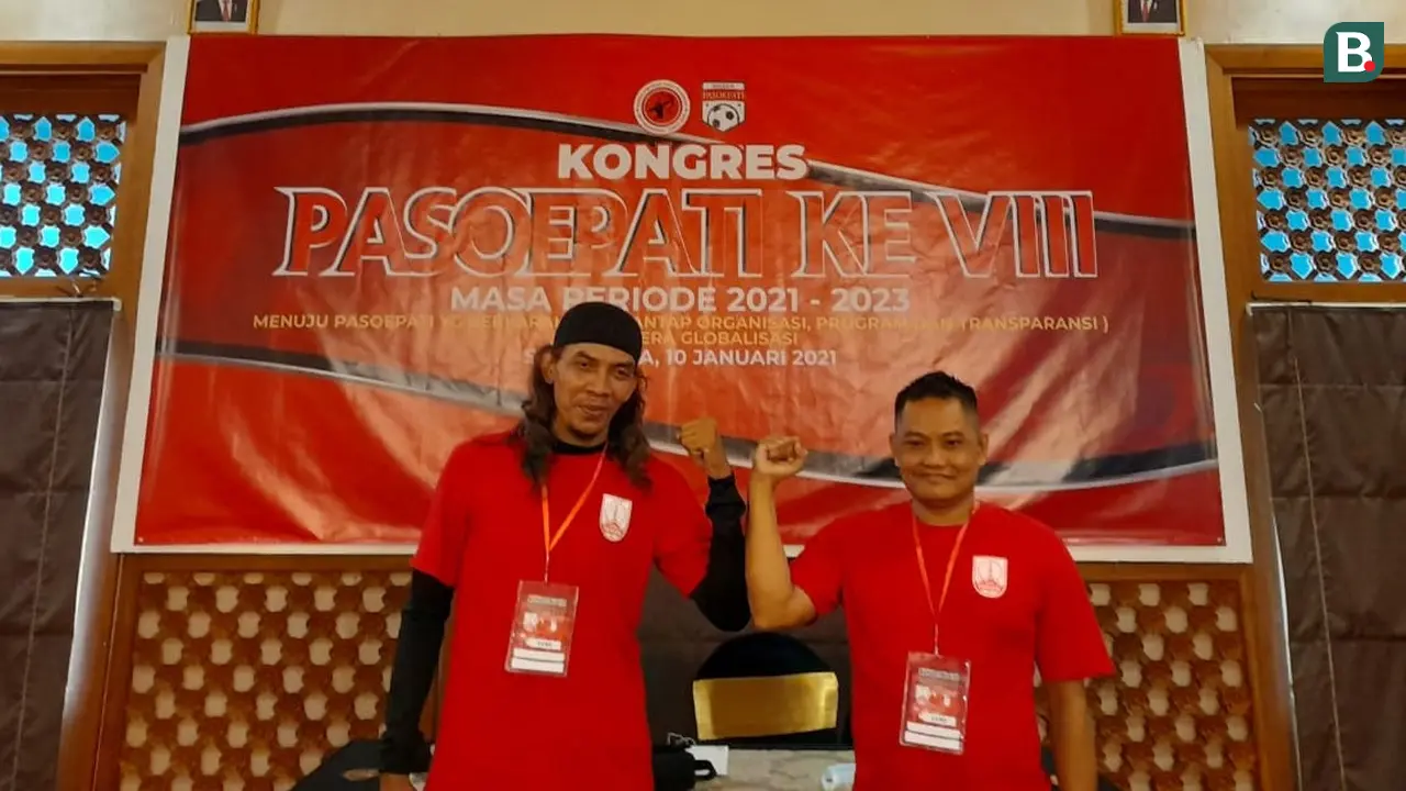 Presiden dan Wakil Presiden Pasoepati, Maryadi Gondrong dan Agus Ismiyadi