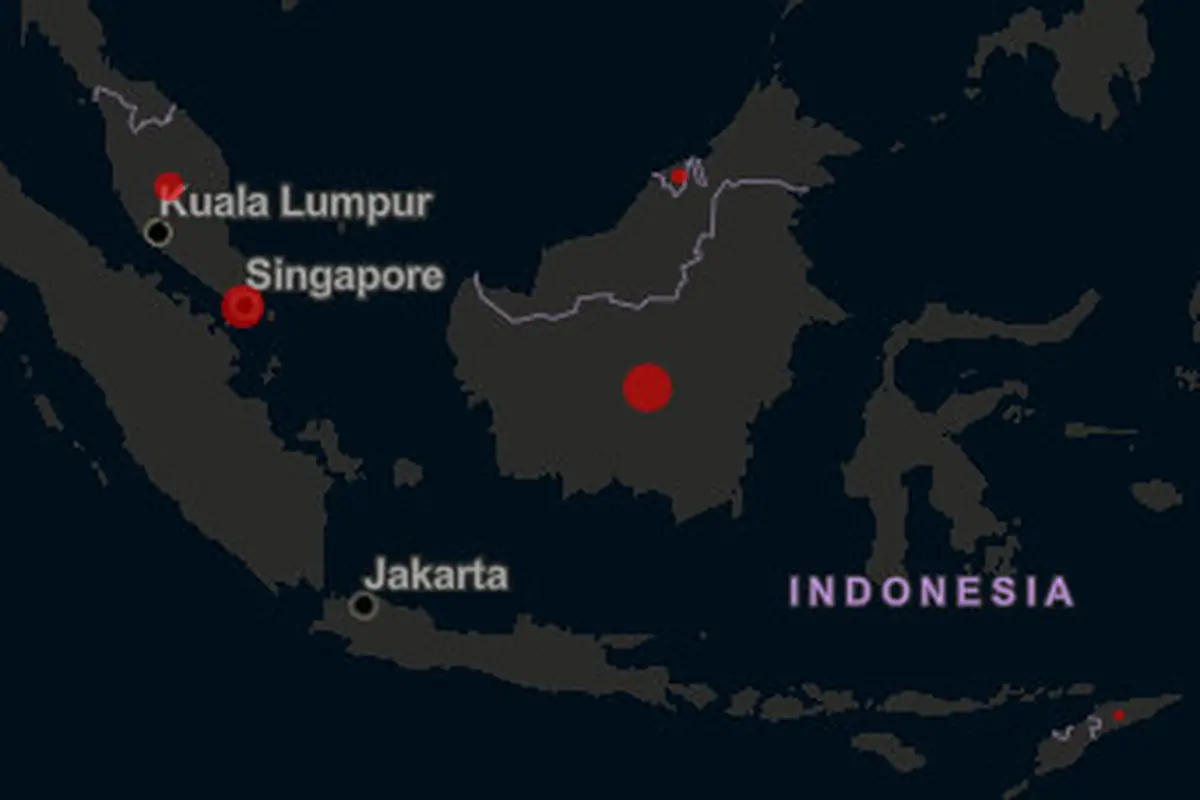 Peta persebaran Virus Corona COVID-19 di Indonesia. (gisanddata.maps.arcgis.com/Johns Hopkins University)