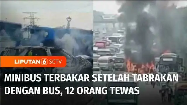 Belasan pemudik tewas di kecelakaan ruas tol Jakarta-Cikampek. Polisi masih melakukan investigasi terkait penyebab kecelakaan dan identitas korban.