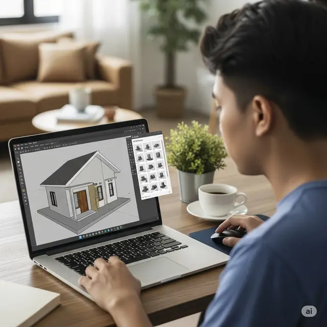 Langkah 1: Persiapan dan Instalasi SketchUp