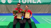 Pebulutangkis Indonesia, Teges Satriaji Cahyo Hutomo/Indah Cahya Sari Jamil. (PBSI)