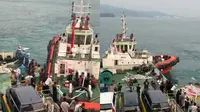Detik-detik Kapal Gagal Berlayar dan Ditarik lagi ke Pelabuhan Merak