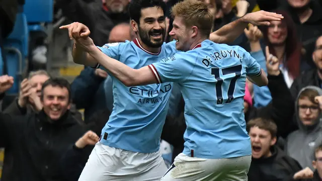 Manchester City Vs Liverpool di Premier League 2022/2023