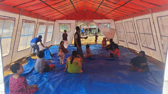 Kemensos Dirikan Posko Trauma Healing