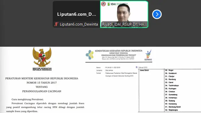 Seminar "Dampak Cacingan pada Anak" Oleh IDAI, Jumat, 22 Agustus 2025.