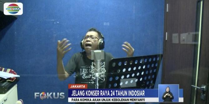 Begini saat Artis Stand Up Comedy Persiapkan Lagu untuk HUT ke-24 Indosiar