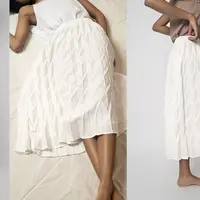 COTTONINK hadirkan rok Moje bernuansa off-white yang bisa dipadukan dengan mudah untuk presentasikan ragam gaya sesuai keinginan.