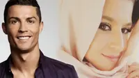 Ilustrasi Amal Saber bersama Ronaldo (alchile/Liputan6.com)