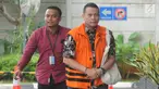 Terpidana mantan Kapus Data dan Sistem Informasi Sekjen Kemendagri, Dudy Jocom menjalani pemeriksaan di gedung KPK, Jakarta, Selasa (29/1). Dudy diperiksa terkait dugaan korupsi pembangunan Kampus IPDN di Gowa tahun anggaran 2011.(merdeka.com/Dwi Narwoko)