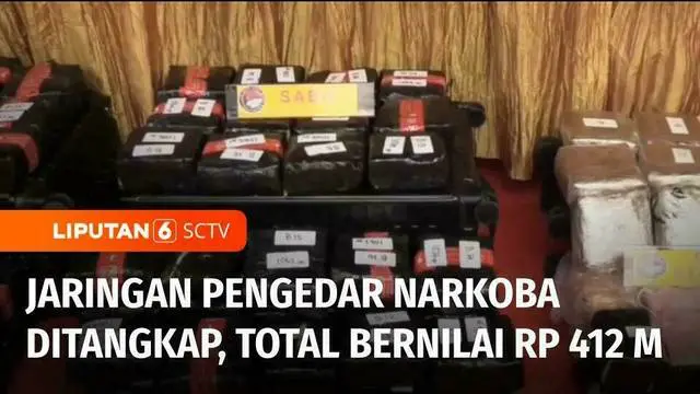 VIDEO: Petugas Tangkap Pengedar Jaringan Narkoba dari Malaysia, Sita Narkoba Senilai Rp412 M