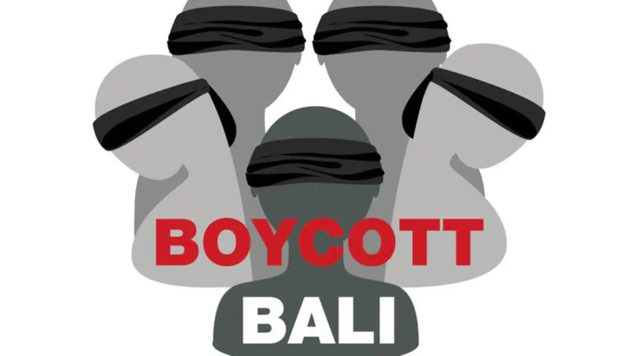 Aksi boikot Bali