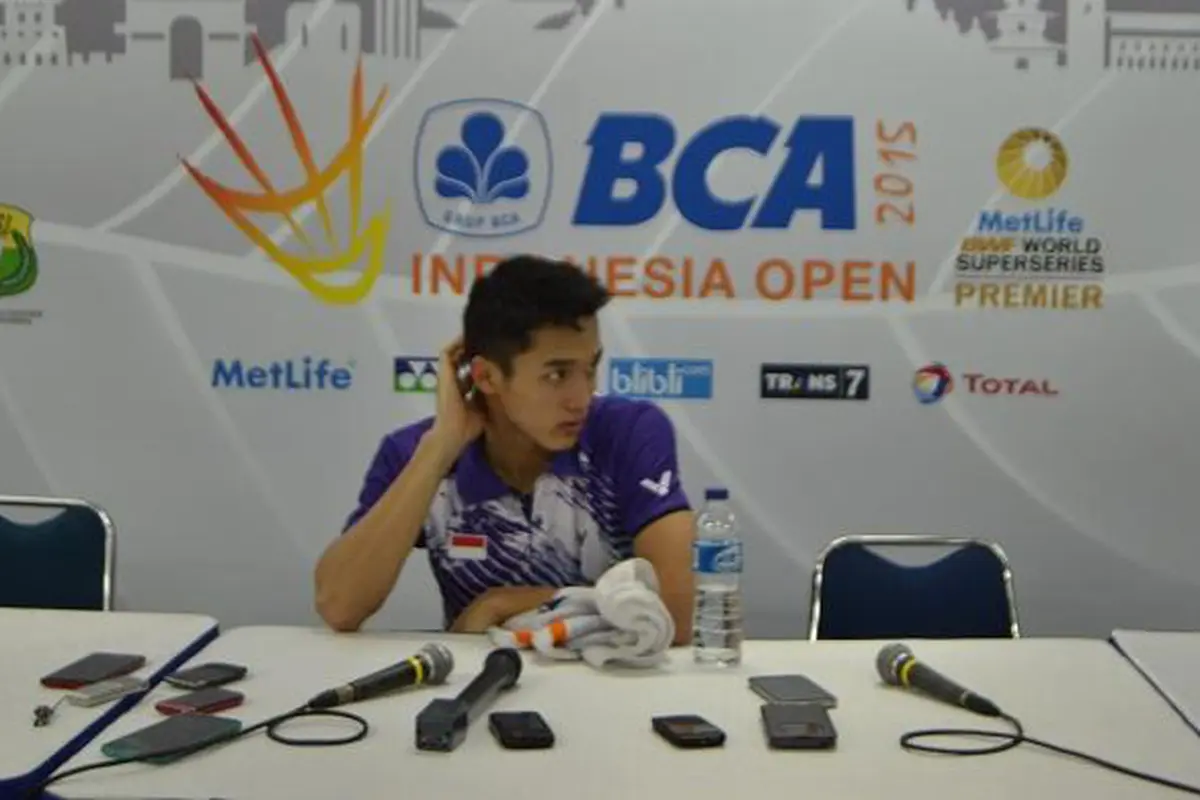 Gugur di Indonesia Open 2015, Jonatan Christie Ucap Terimakasih
