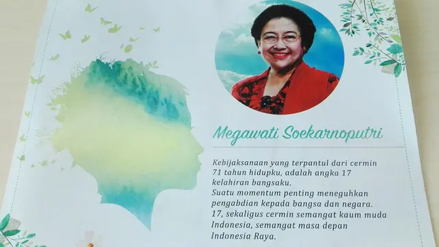 HUT ke-71 Megawati Soekarnoputri. (Liputan6.com/Raden Trimutia Hatta)