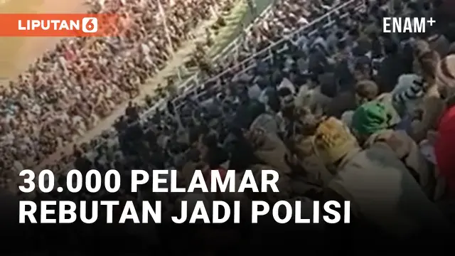 30.000 Pelamar Kerja Berebut 1.667 Posisi di Kepolisian Islamabad Pakistan