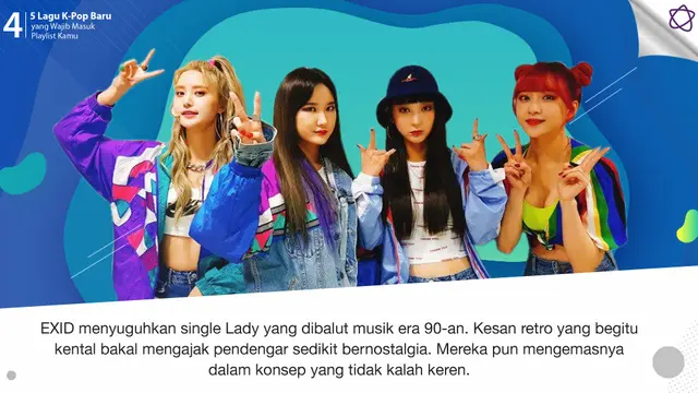 [Bintang] 5 Lagu K-Pop Baru yang Wajib Masuk Playlist Kamu