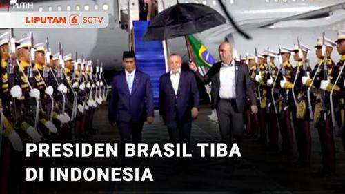 Presiden Brasil Tiba di Indonesia untuk Bertemu Presiden Prabowo