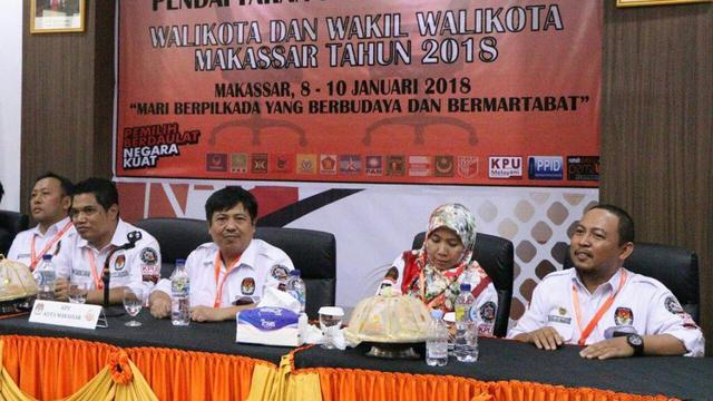 Dana hibah yang digunakan dalam Pemilihan Wali dan Wakil Wali Kota Makssar tahun 2018 sebesar Rp 60 miliar (Liputan6.com/ Eka Hakim)