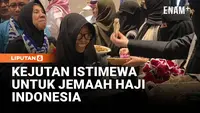 Sambutan Spesial di Madinah, Jemaah Haji RI Dapat Kurma dan Bunga