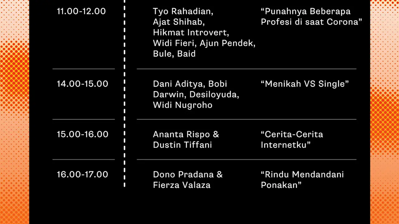 Live Stream Fest Vol. 4 Program Live Comedy