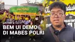 Aliansi BEM UI melayangkan kritik pada peringatan HUT ke-80 Bhayangkara di depan Mabes Polri. Selain menuntut evaluasi total kinerja Kapolri, mahasiswa juga menyoroti aturan baru serta banyaknya anggota Polri aktif yang menduduki jabatan sipil.