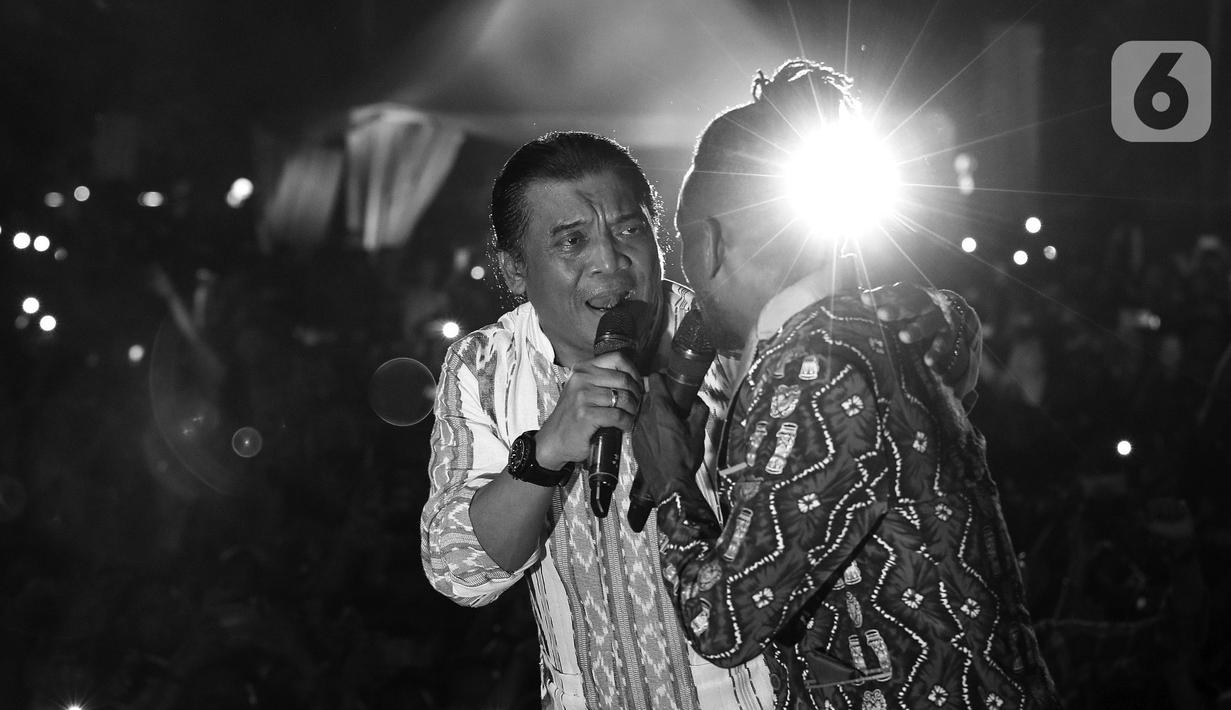 Didi Kempot Meninggal Dunia: Penyanyi Didi Kempot tampil dalam perayaan Harlah ke-20 Fraksi PKB DPR RI di Kompleks Parlemen Senayan, Jakarta, 31 Oktober 2019 lalu. Didi Kempot, meninggal dunia Selasa (5/5/2020) pukul 07.45 WIB di Rumah Sakit (RS) Kasih Ibu Solo. (Liputan6.com/JohanTallo)