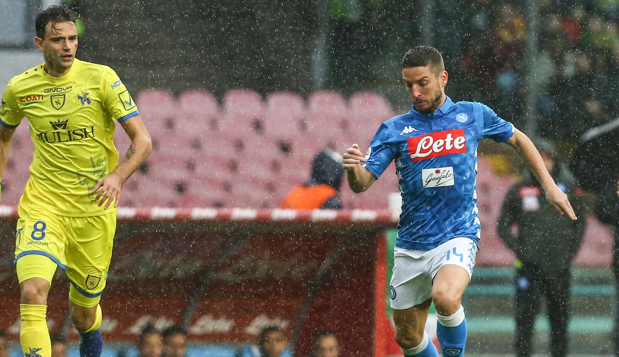 4. Dries Mertens (Napoli) - 7 gol dan 4 assist (AFP/Carlo Hermann)