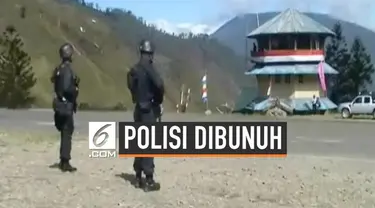 Briptu Hedar tewas setelah disandera dan ditembak oleh sekelompok orang. Hingga kini polisi masih mencari informasi soal siapa sebenarnya kelompok tersebut.