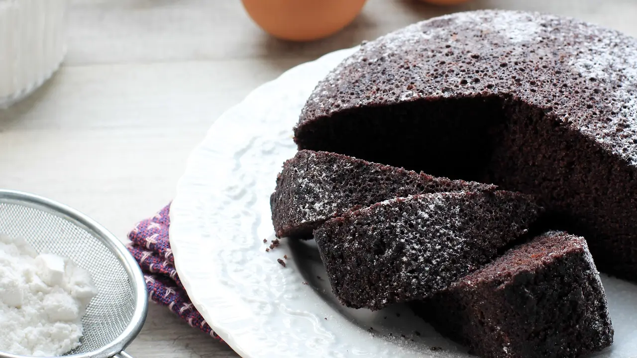bolu kukus ketan hitam simpel