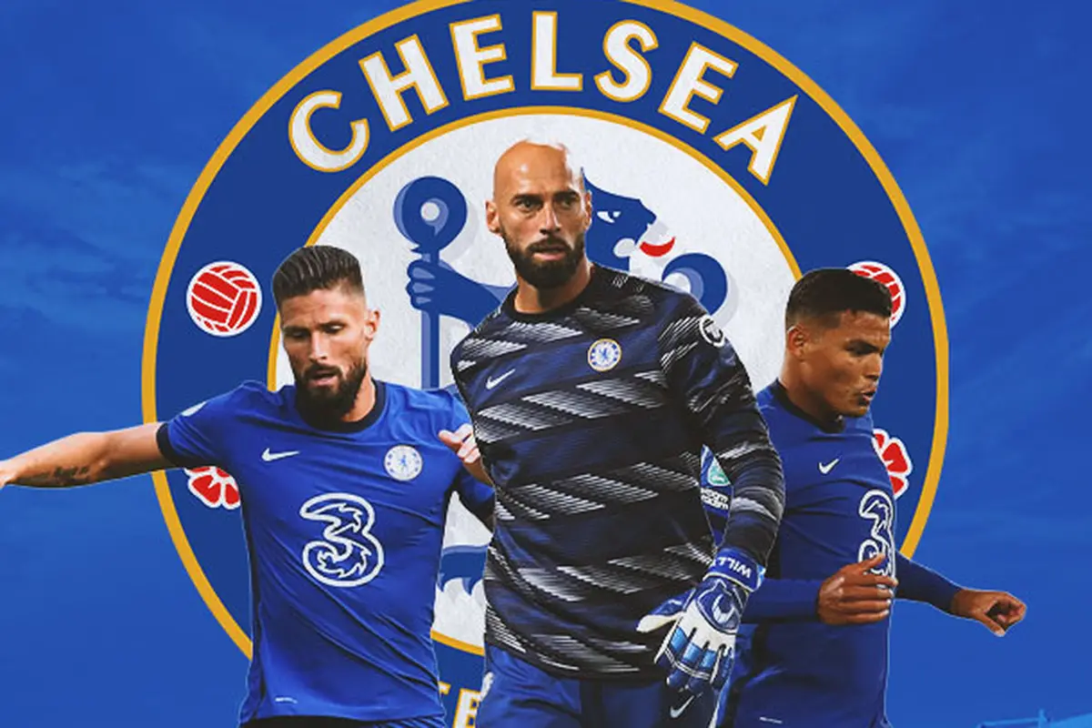 Chelsea - Olivier Giroud, Willy Caballero, Thiago Silva