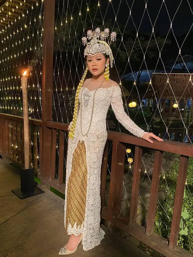 6 Gaya Meli LIDA dalam Busana Pengantin Ini Curi Perhatian