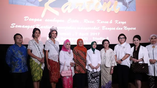 [Bintang] Puteri Indonesia Nobar film Kartini