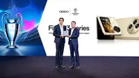 Oppo mengumumkan Find N3 Series jadi smartphone resmi UEFA Champions League, serta  melanjutkan kemitraannya dengan Ricardo Kaka (Oppo)