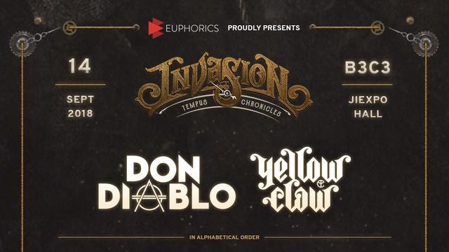Full line up invasion 2018