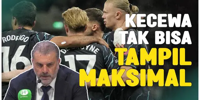VIDEO: Ange Postecoglou Kecewa Tottenham Hotspur Tampil Tak Maksimal Kontra Manchester City