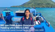 Kisah Vio Menyeberang Laut hingga Jalan Kaki Demi Jangkau Nasabah Ultra Mikro di Banda Neira