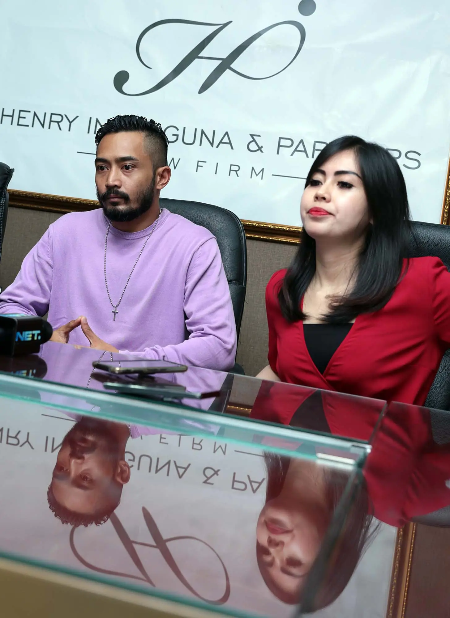 Preskon Yama Carlos (Deki Prayoga/bintang.com)