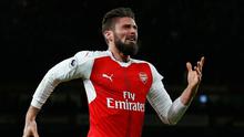 Penyerang Arsenal asal Prancis, Olivier Giroud. (AFP/Ian Kington)