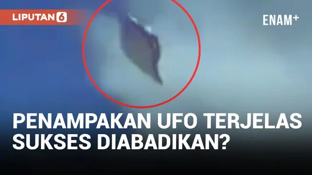 Pilot Rekam Penampakan UFO Saat Terbangkan Pesawat