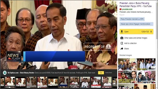 Gambar Tangkapan Layar Penelusuran Foto dengan Situs Yandex